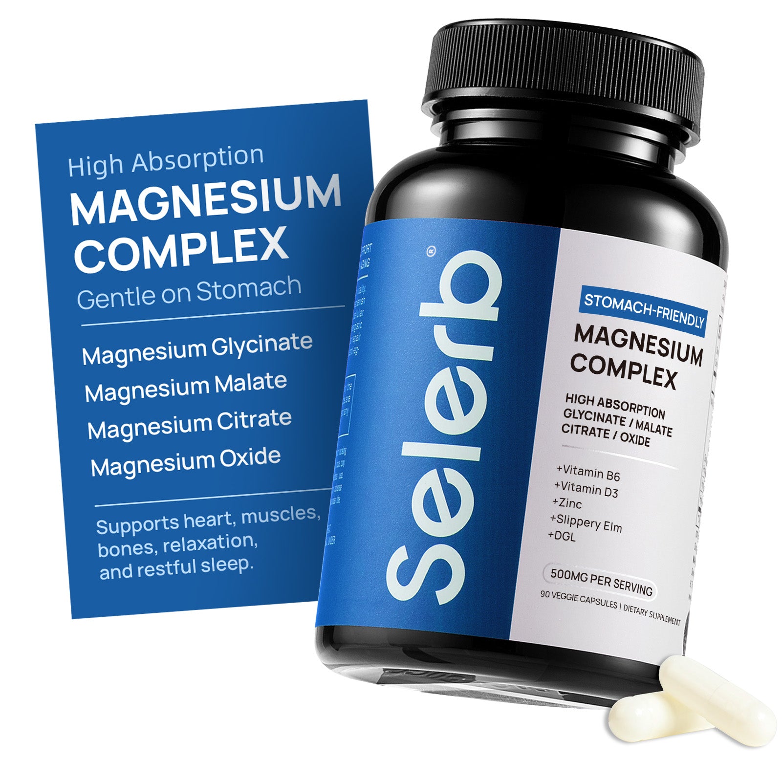 Selerb Magnesium Complex - 90 Veggie Capsules