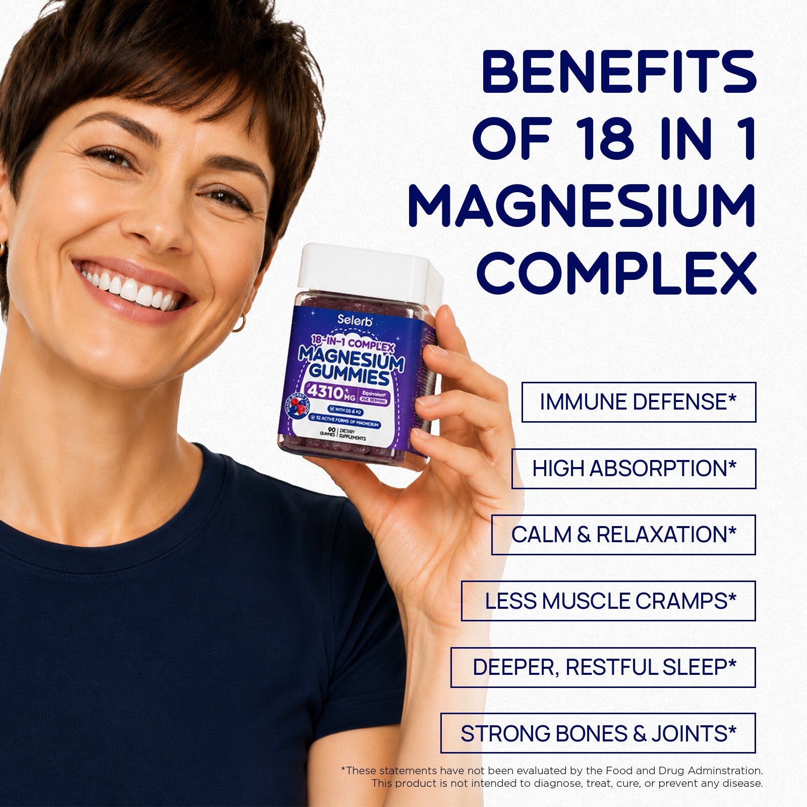 18 in 1 Magnesium Complex Gummies