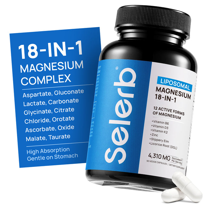 Selerb 18-in-1 Magnesium Complex - 90 Veggie Capsules