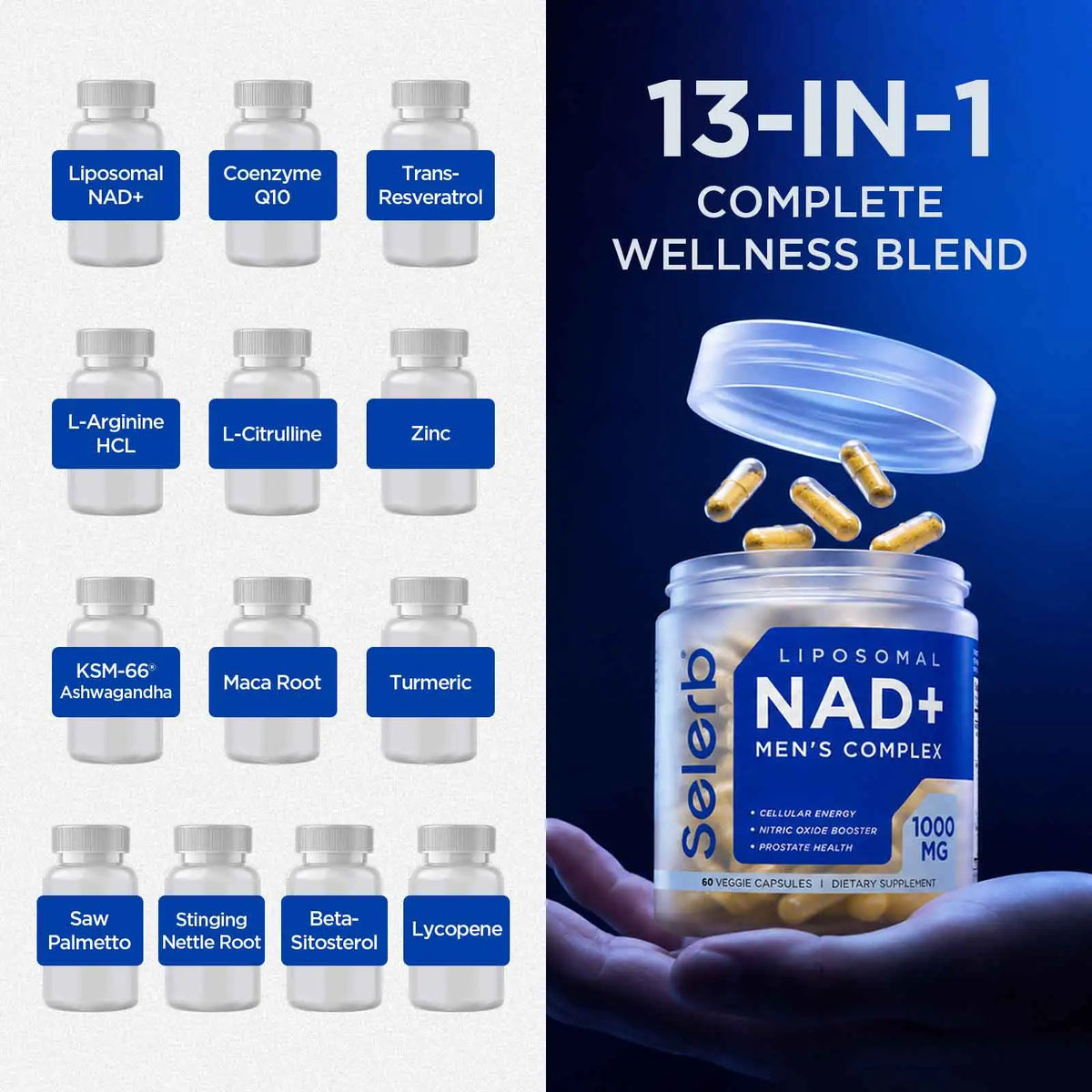 NAD+ diario para hombres