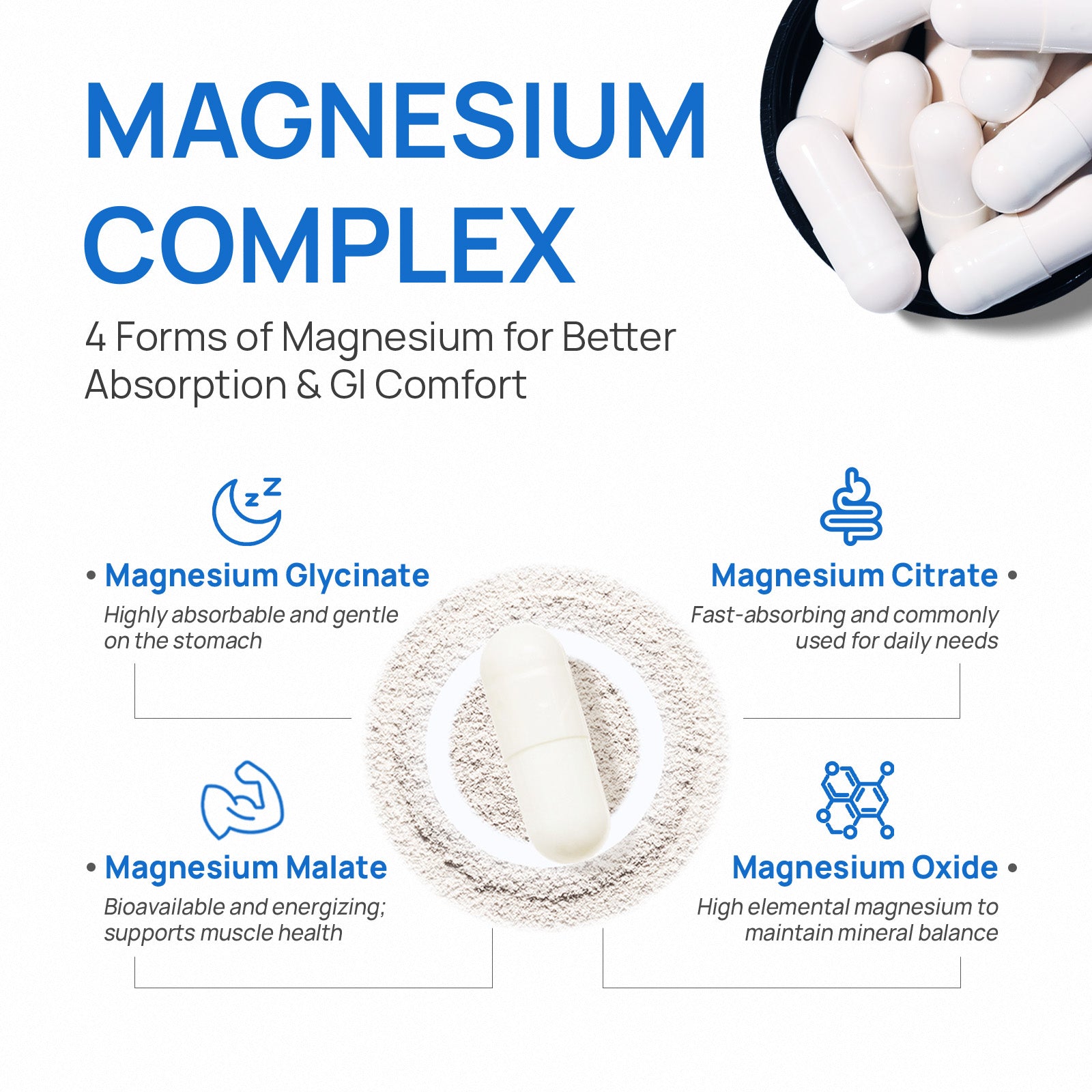 Selerb Magnesium Complex - 90 Veggie Capsules