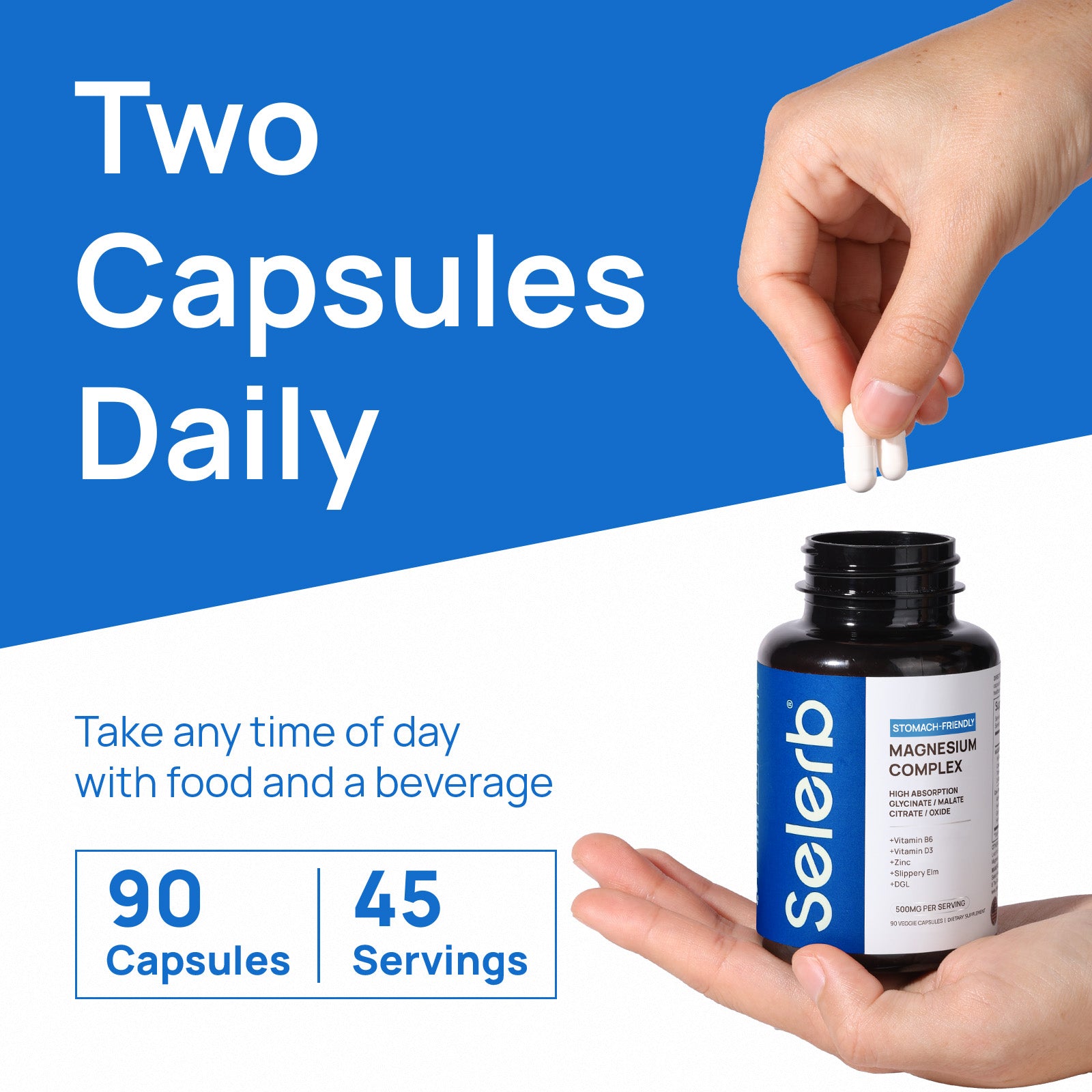 Selerb Magnesium Complex - 90 Veggie Capsules