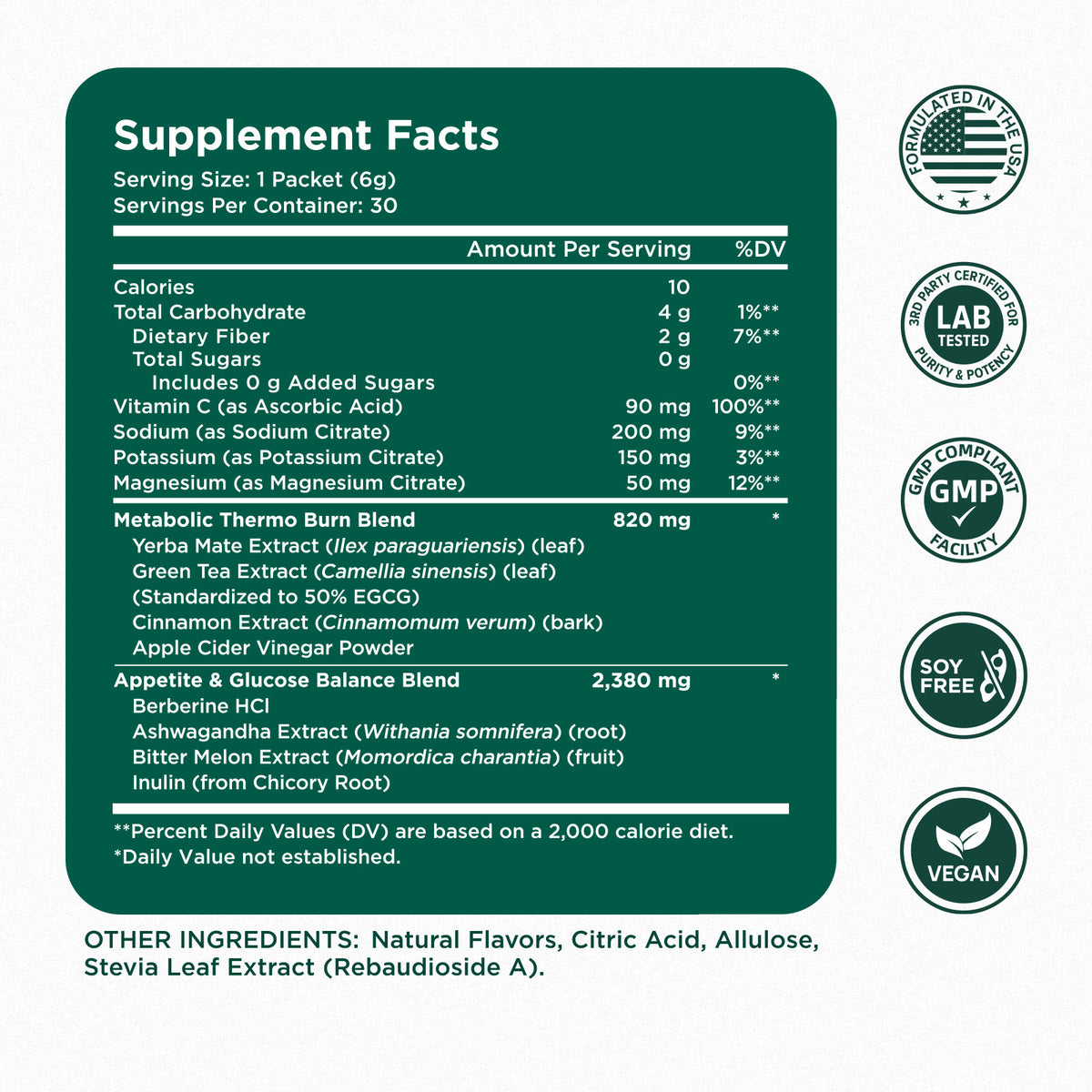 Metabolic Electrolyte Drink Mix - 30 Packets