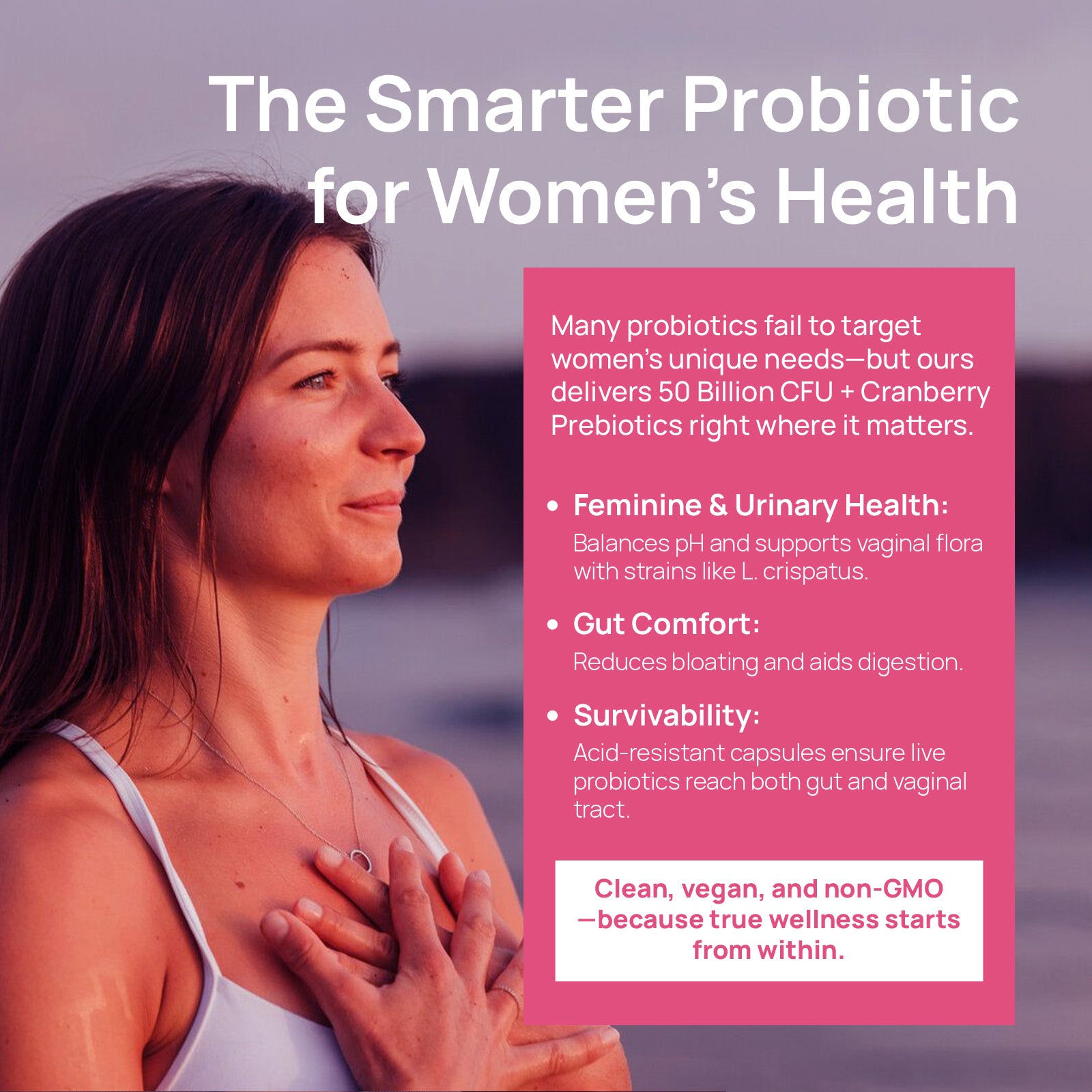 Selerb Probiotics for Women – Vaginal, Digestive & Urinary Health Support