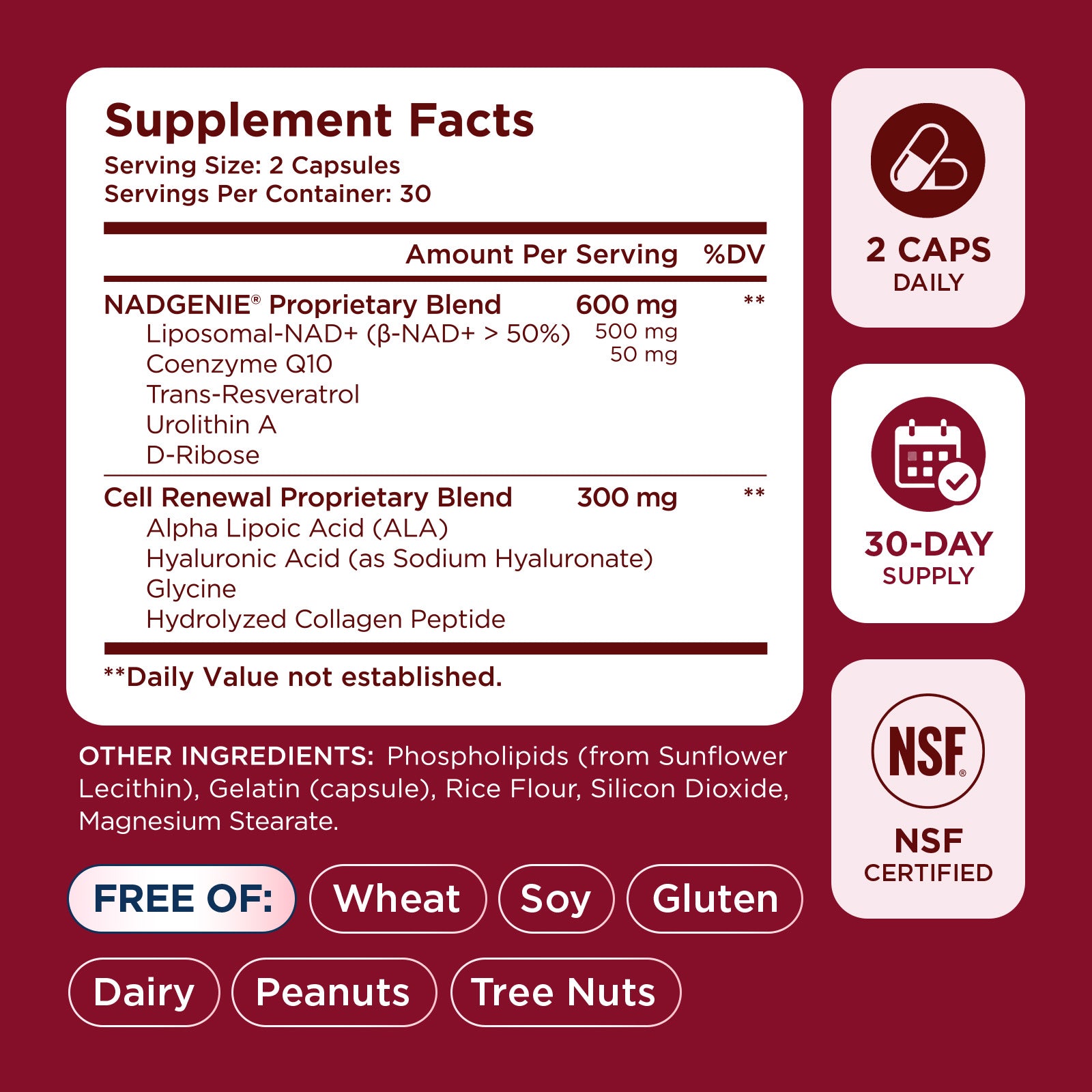 Daily NAD+ for women